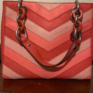 Multi pink top handle Michael Kors purse